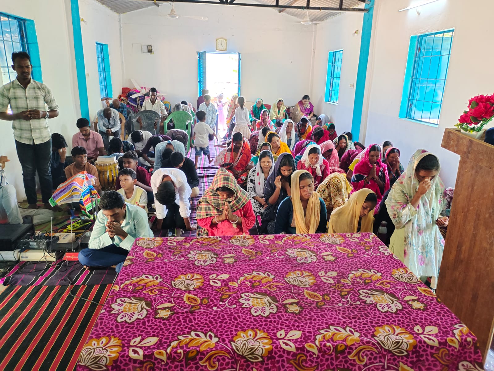 Community gathering in Kandhamal